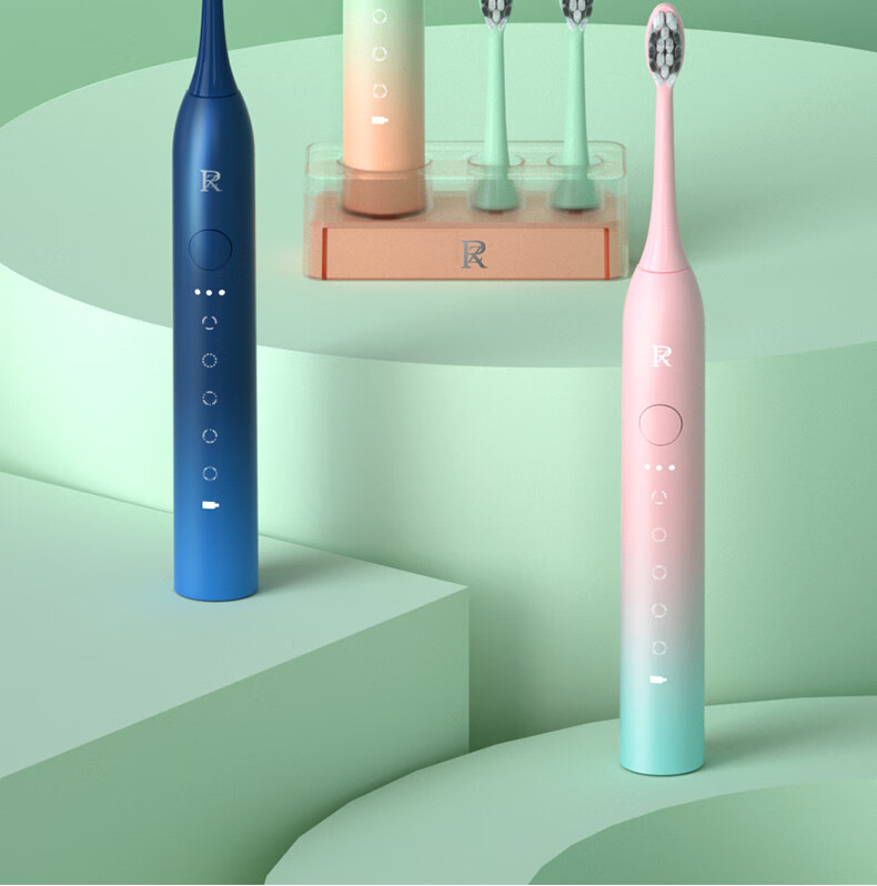 竞德 欧智洁电动牙刷zr/择柔电动牙刷声波全自动充电式男女软毛情侣