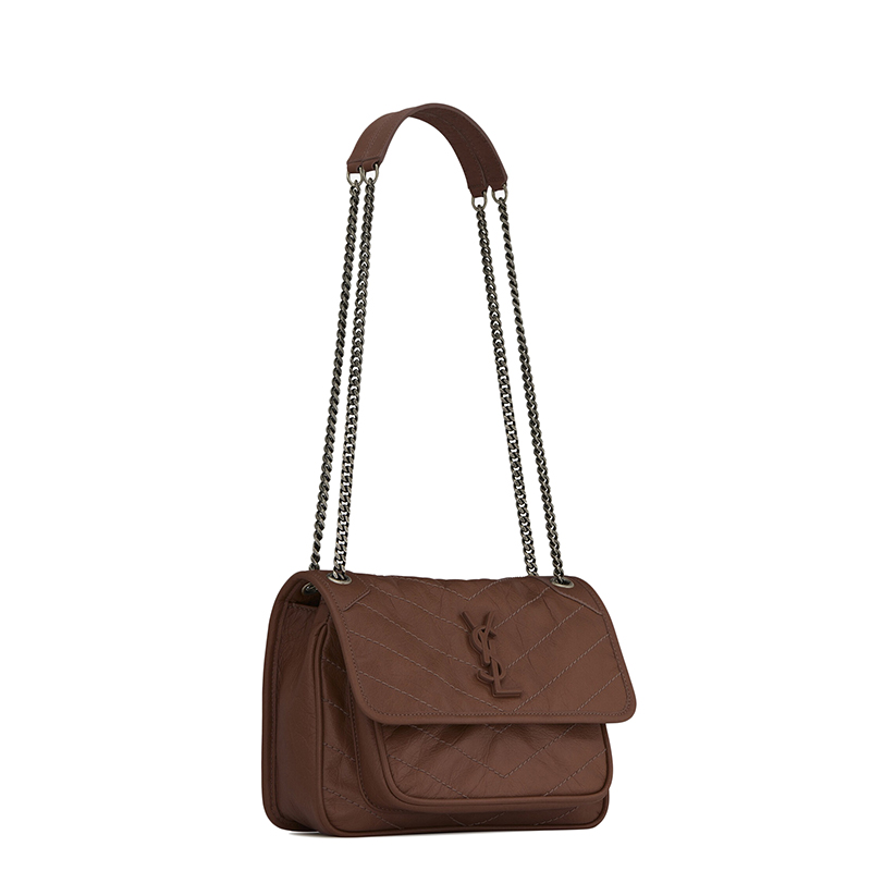 【包税】saint laurent paris/圣罗兰 ysl 经典niki baby系列 女士暗