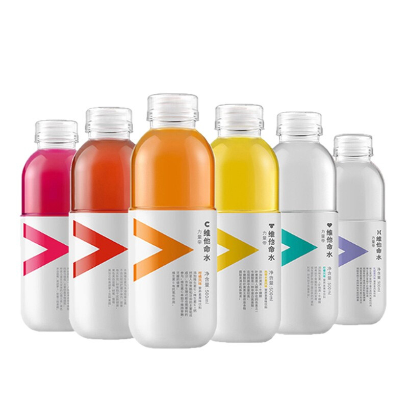 力量帝维他命水多种口味500ml15瓶维他命水果味体能饮料柑橘风味小瓶