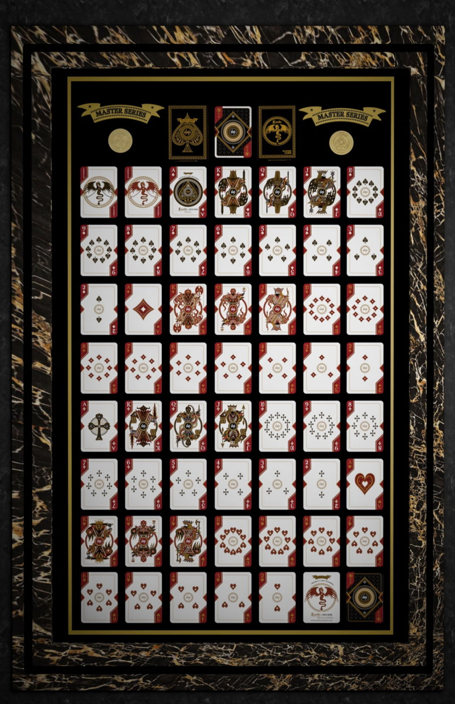 烫金进口收藏创意花切扑克牌lordz紫色黑暗领主devoxcm