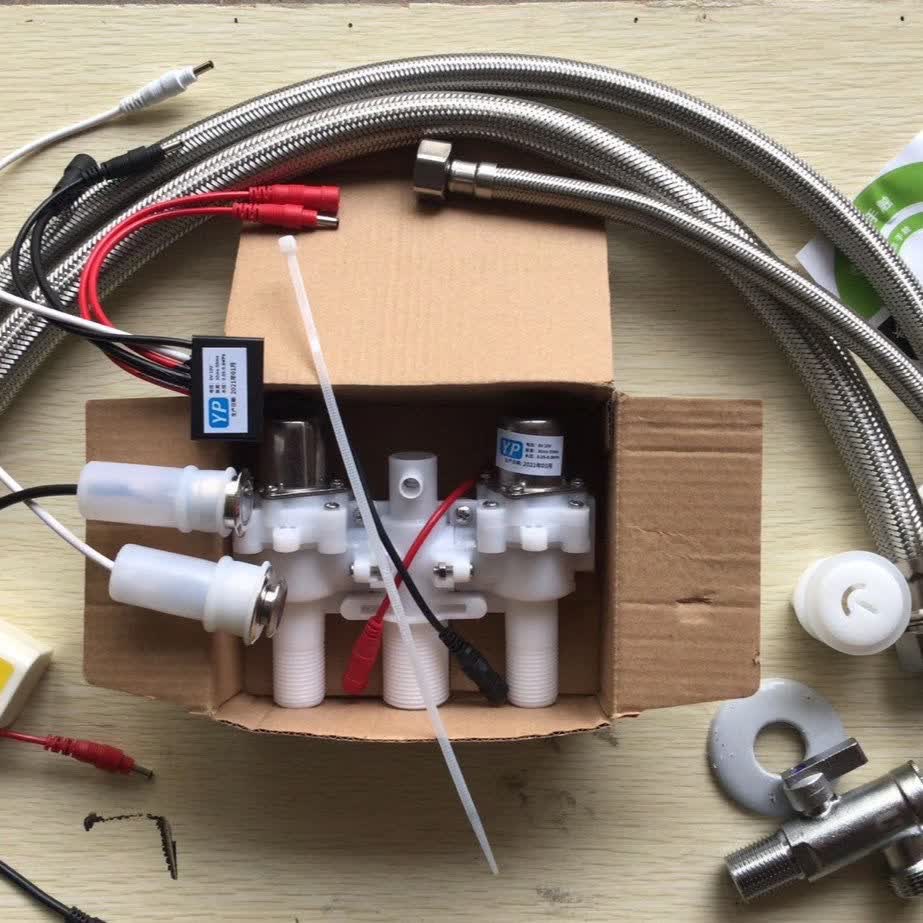 脉冲马桶配件微智能脉冲阀整套控制器按钮轻智能电磁阀无水箱配件定制