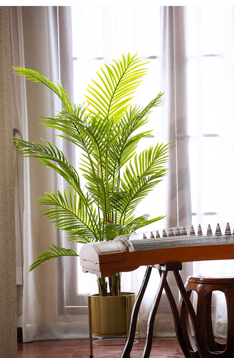 禾爽仿真绿植大型散尾葵凤尾葵凤尾竹仿真树绿植假树室内客厅落地植物