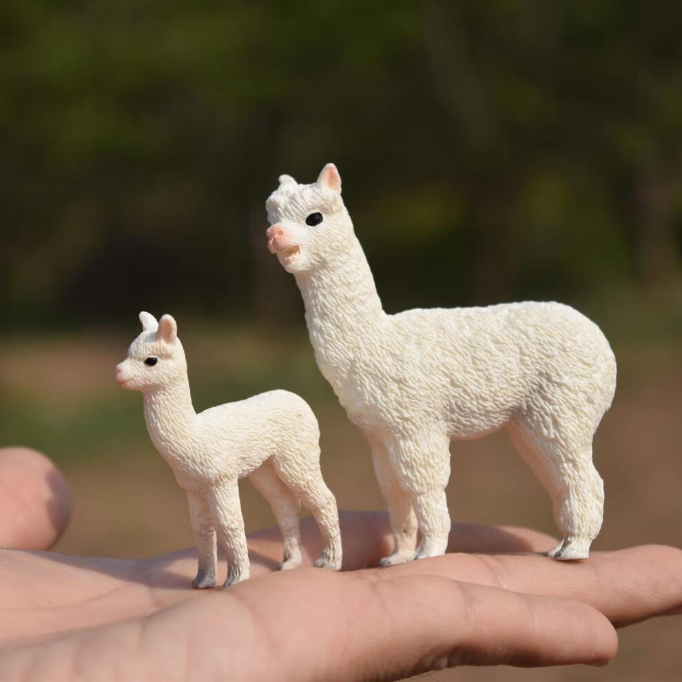 思乐动物模型金毛恐龙老虎猩猩德国绵羊新款小羊羔山羊农场动物模型小