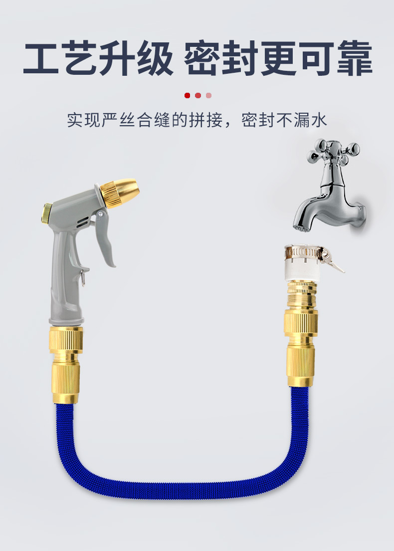 洗车水枪抢高压家用汽车神器伸缩水管软管增压喷头冲洗自来水水泵 h1