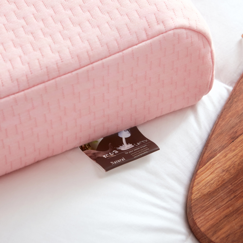 南极人家纺泰国天然乳胶枕4060cm成人橡胶枕侧睡中枕家用乳胶低枕芯