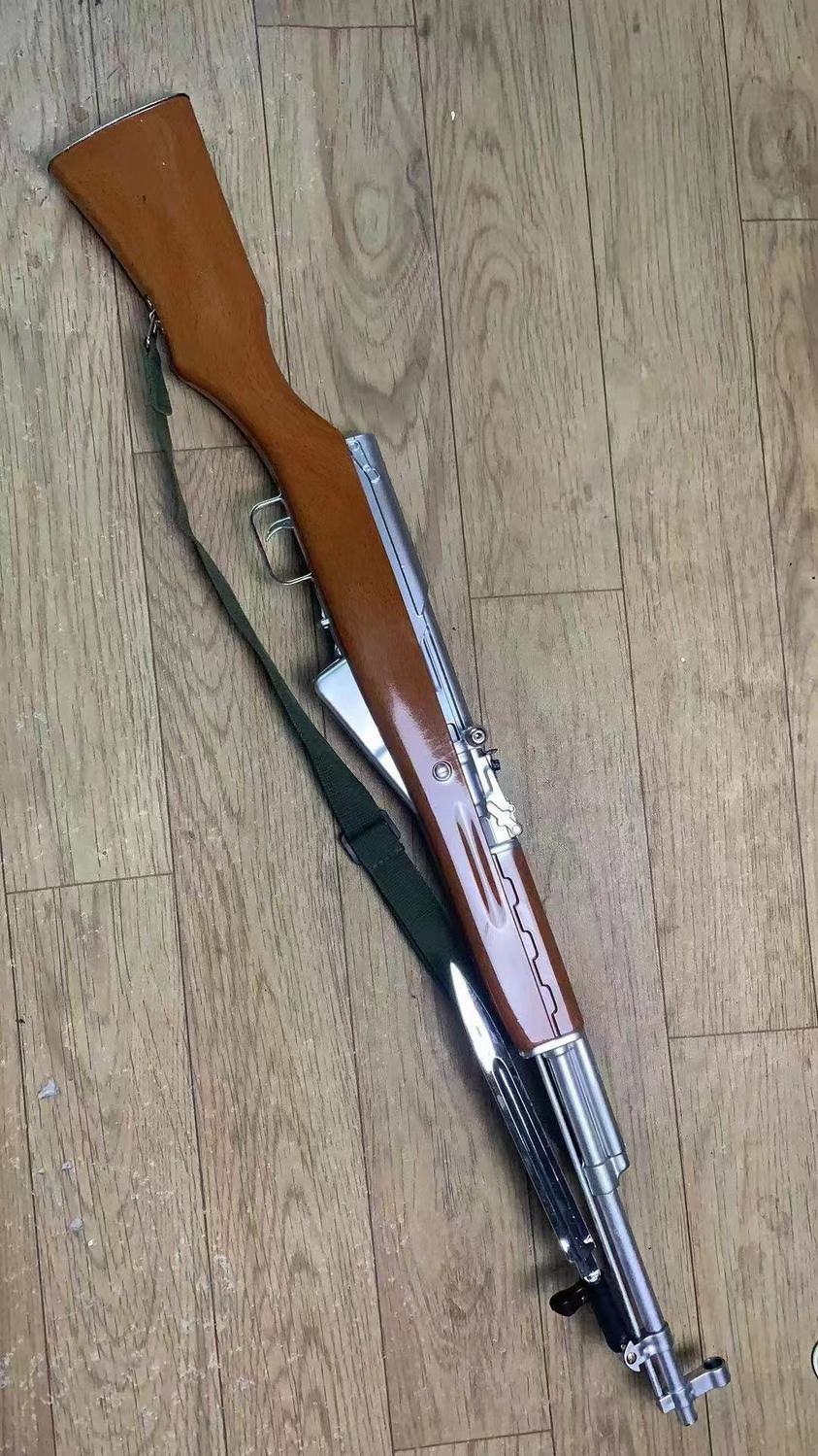 半礼兵枪步抢军训枪训练模型军迷收藏退伍礼物 木质56式礼宾枪【图片