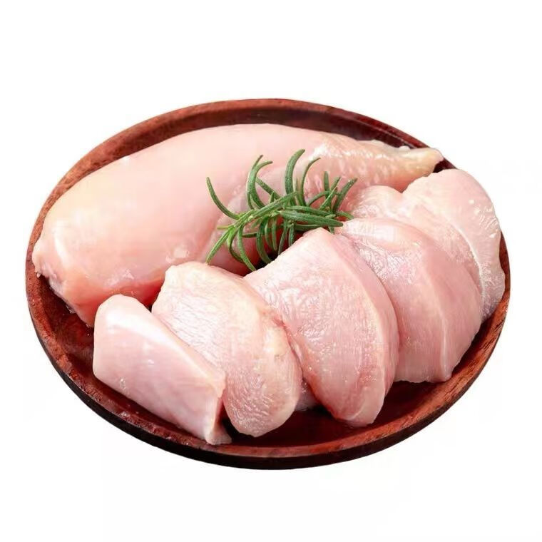 鸡大胸冷鲜精品去油去皮鸡胸脯肉单冻5斤装火红芬芳5斤装