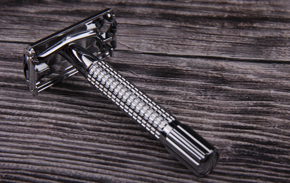 英吉利老式剃须刀手动刮胡刀刮毛刀刀片男士双面刮脸刀加强版双面剃须