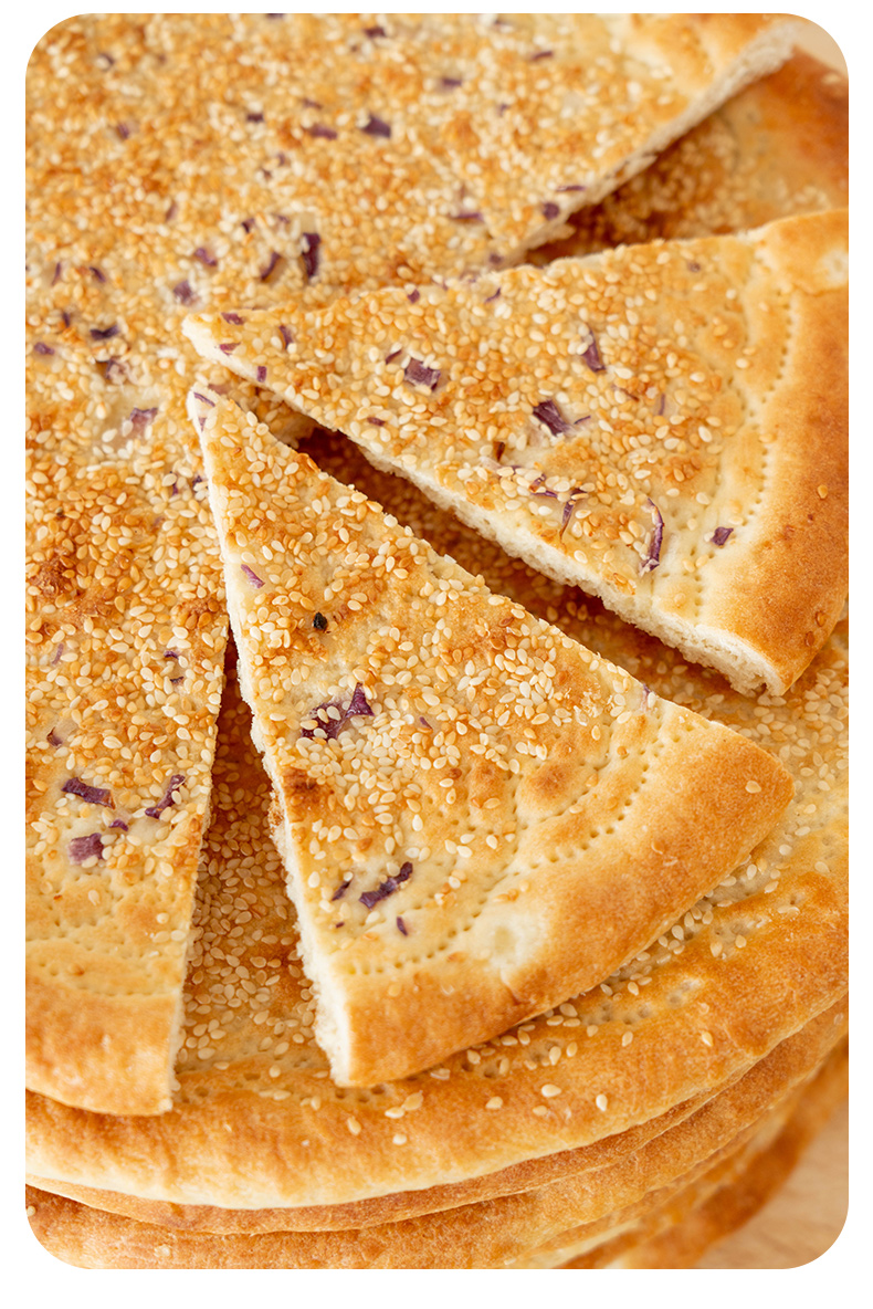 新疆馕饼烤馕皮牙子馕芝麻馕大油馕新疆特产美食小吃清真手工囊饼 皮