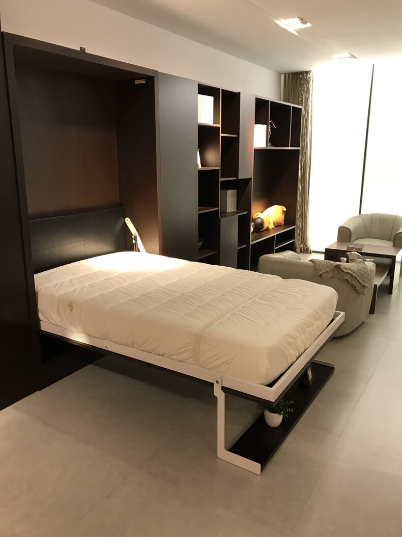 隐形床墙式折叠床网红床电动折叠沙发隐形床壁床书房客厅壁床沙发床多