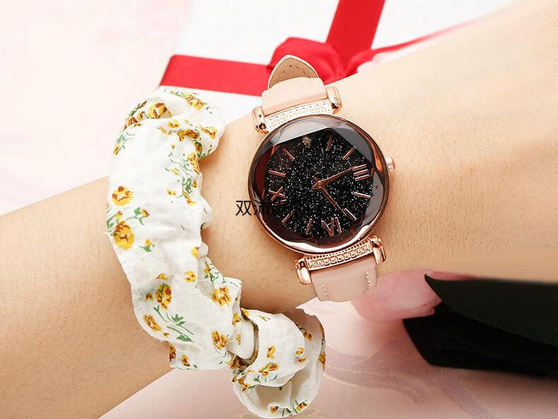 适配原装罗西尼手表女士学生手表带小号适配原装化石天王罗西尼针扣皮