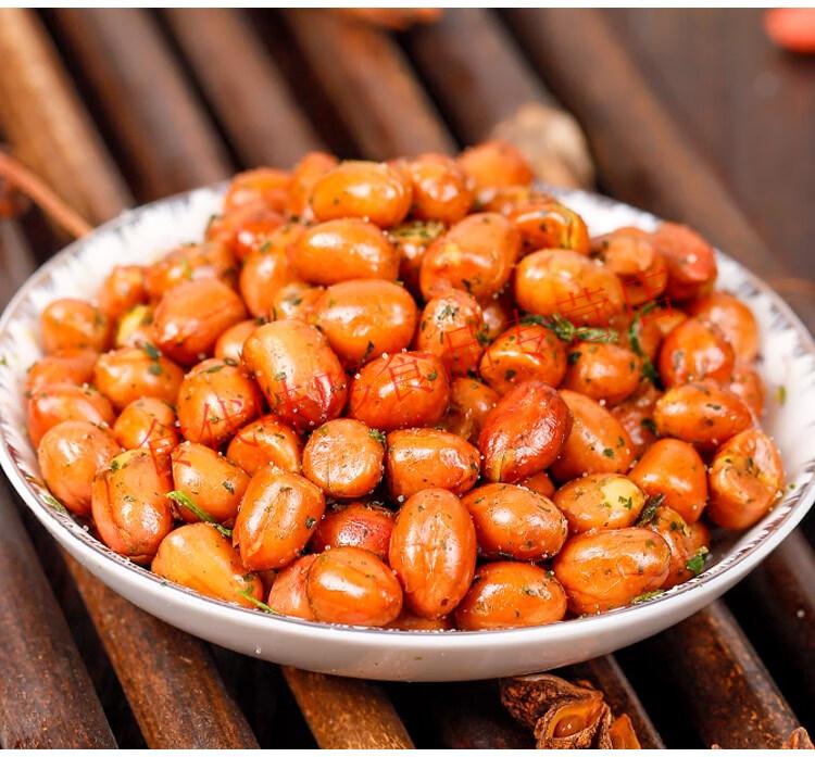 赣香婆 香菜花生米500g下酒菜新货罐装特产五香多味花生食品炒货零食