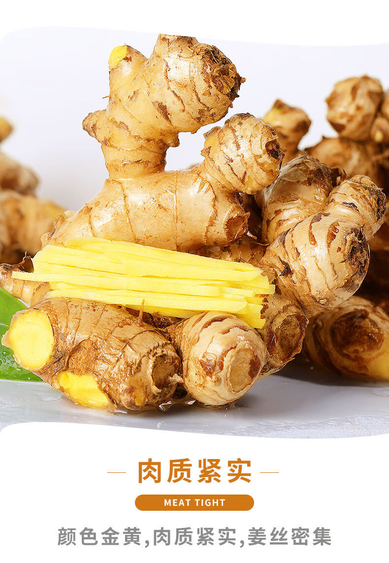 现挖现发云南小黄姜老姜仔姜泡姜土姜月子新鲜生姜10斤价十斤带箱普通