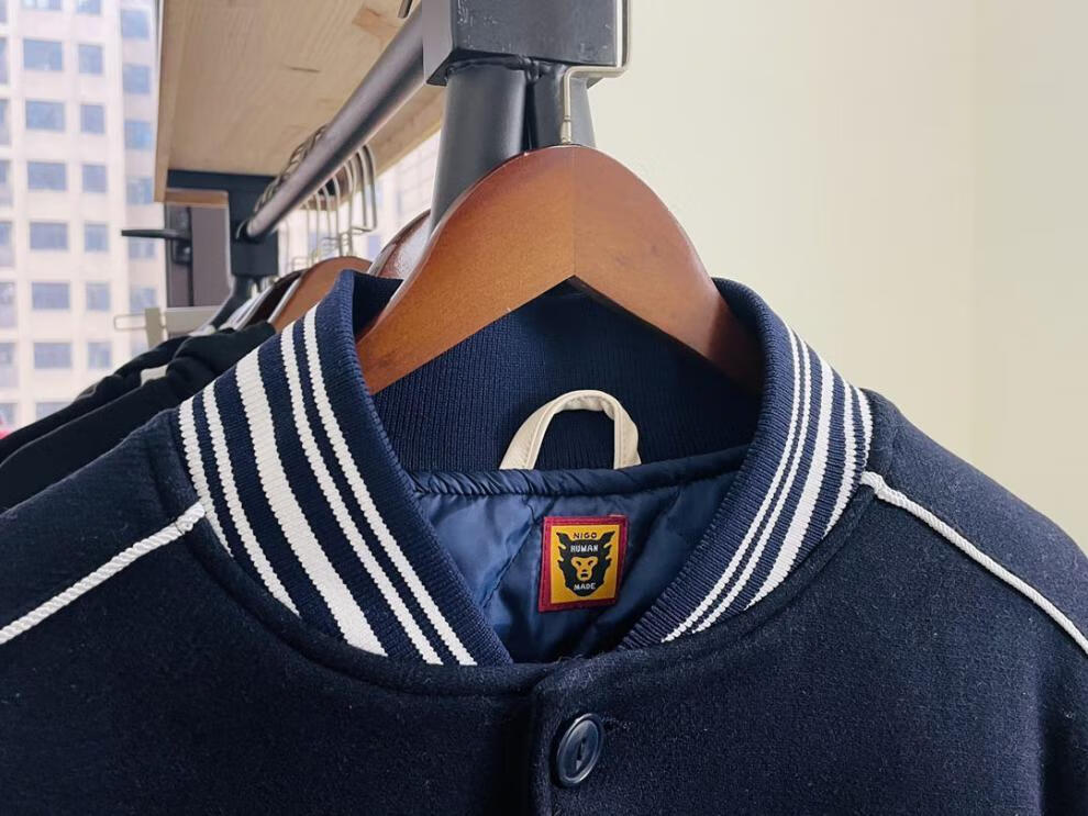 tidehumanmade秋季新款毛妮鸭子爱心加棒球服夹克外套男女同款 加加厚