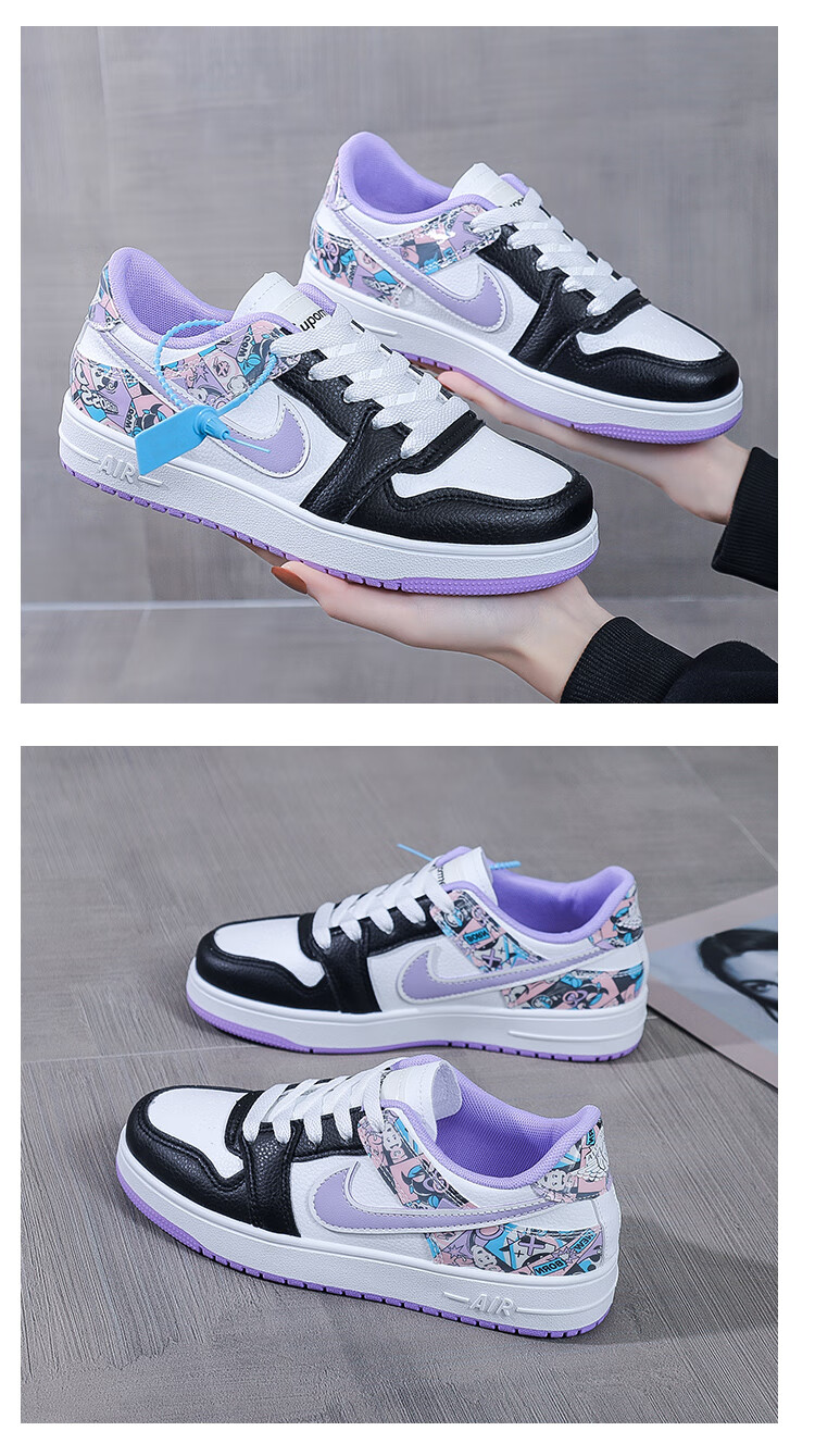 aj女鞋2022夏季新款官方旗舰低帮板鞋联名鞋子女aj空军一号篮球鞋时尚