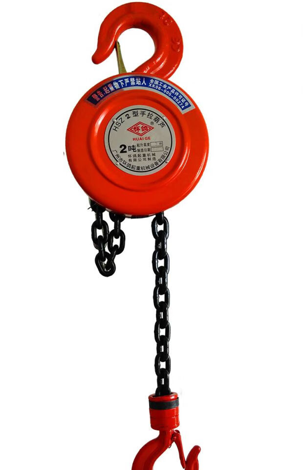精选好货定制鸽牌手动葫芦倒链hsz型手动葫芦1吨2吨3米单链双链国标1