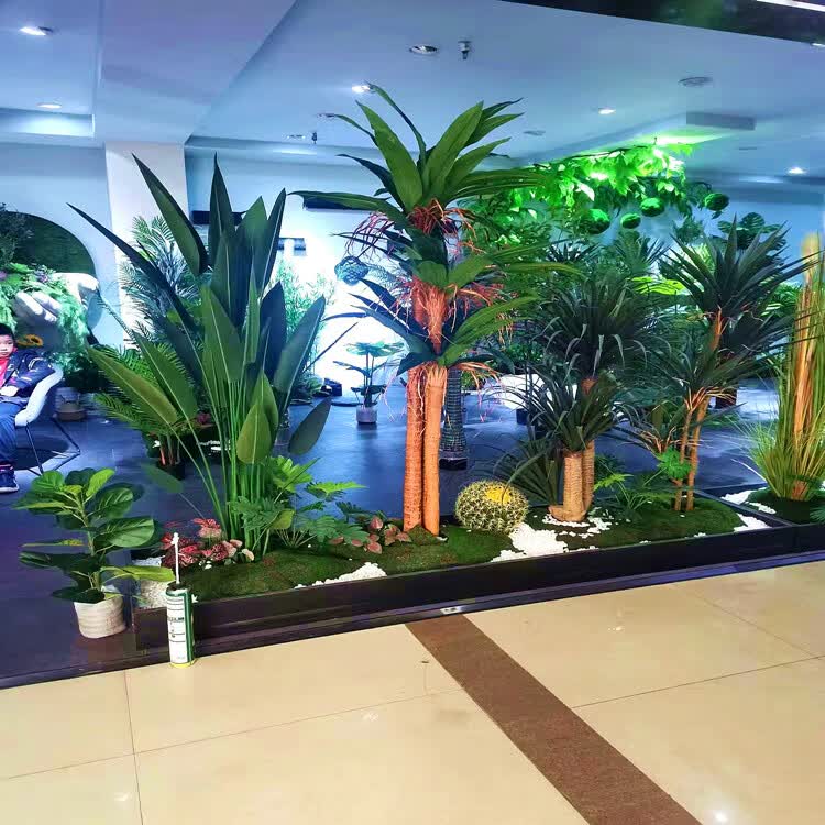 仿真青苔藓草皮草坪植物墙景观软装场背景橱窗展示盆景盆栽假苔藓一号