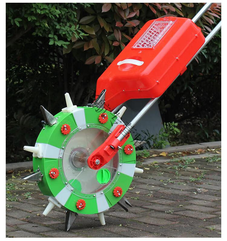 农用玉米施肥神器大蒜追肥机新款多功能手推式施肥器手动下化肥机 7嘴