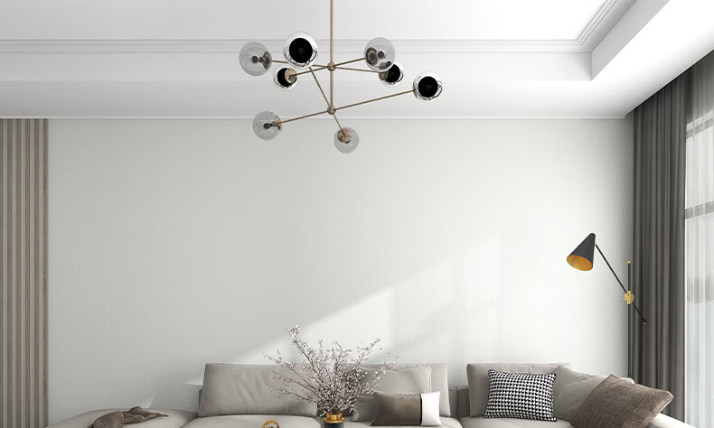 墙布无缝全屋2022年新款轻奢奶油色墙布无缝现代简约客厅卧室背景墙壁