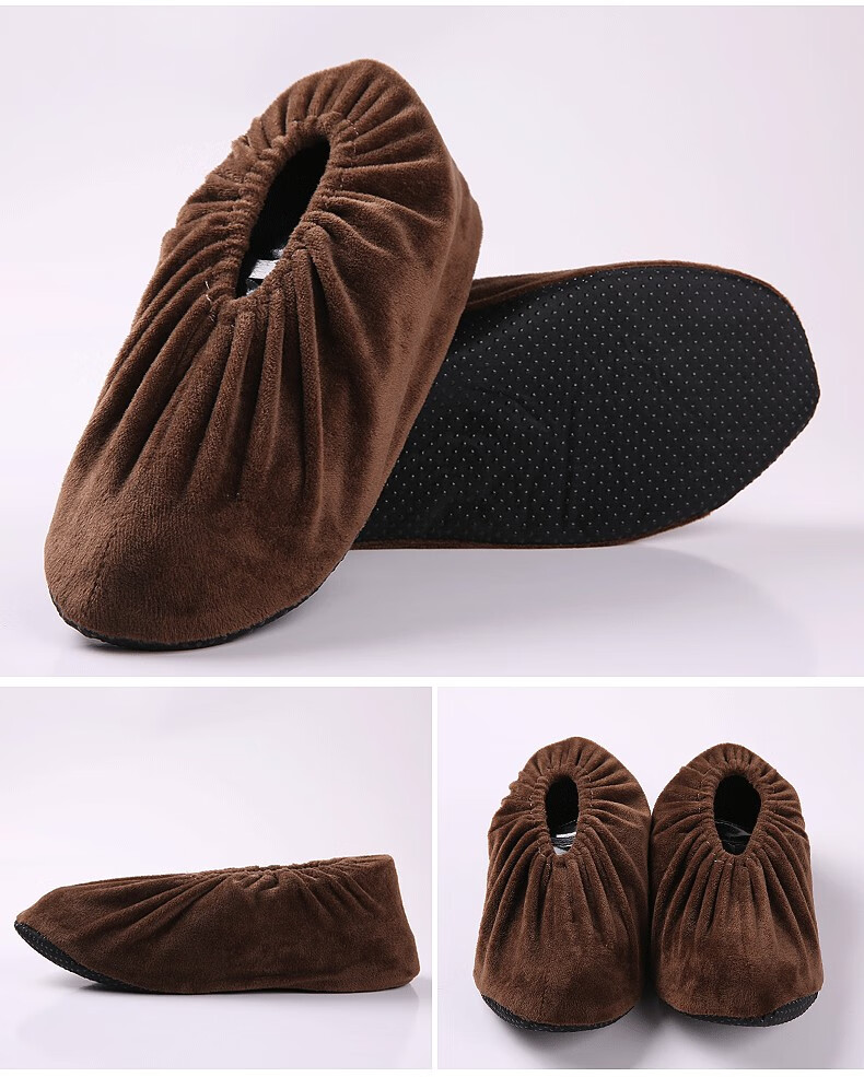 加厚保暖防滑耐磨定制抖音 黑色绒布 品牌: 欧玪 商品名称:绒布鞋套