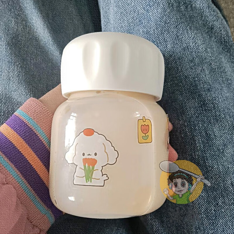 小红书小巧迷你可爱玻璃杯牛奶杯ins网红便携水杯学生少女心杯子 小