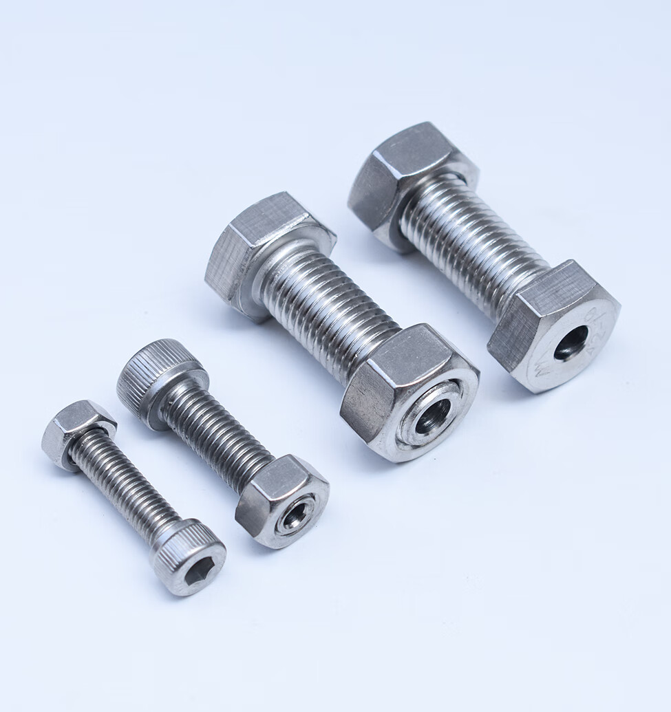 不锈钢304空心螺丝通孔螺栓打通眼穿线螺杆外六角内六角中空螺钉 外