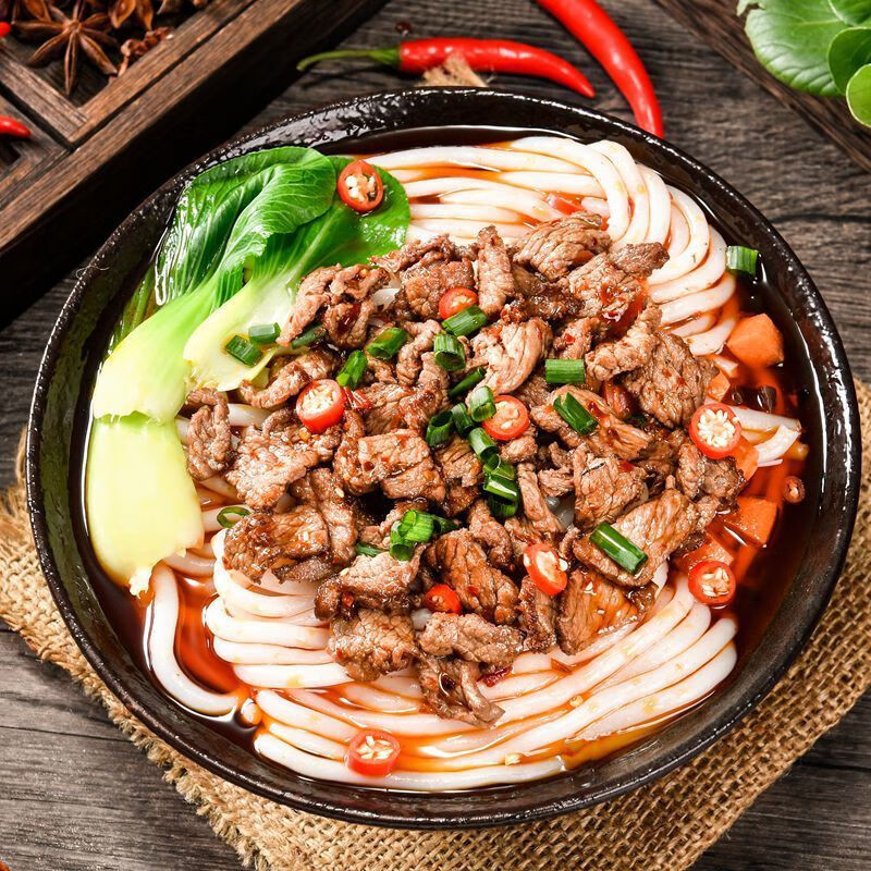 周复盛邵阳米粉周复盛湖南特产邵阳米粉泡水方便食品香辣牛肚米粉3煮