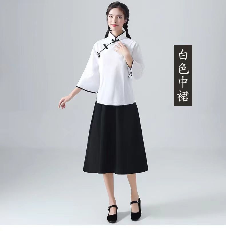 【jnrl】民国学生装大小姐五四运动演出服学生装复古毕业照服装舞台服