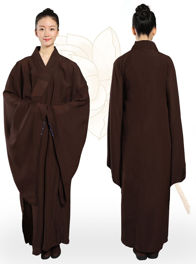 袈裟僧衣方丈道袍道士道教法衣僧服海青居士服四季长衫海清禅修服佛衣