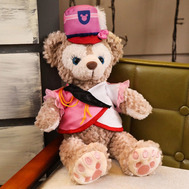 毛绒玩具雪莉玫娃娃卡通兔子玩偶送女生礼物姬幻 一对(达菲熊 雪莉玫)