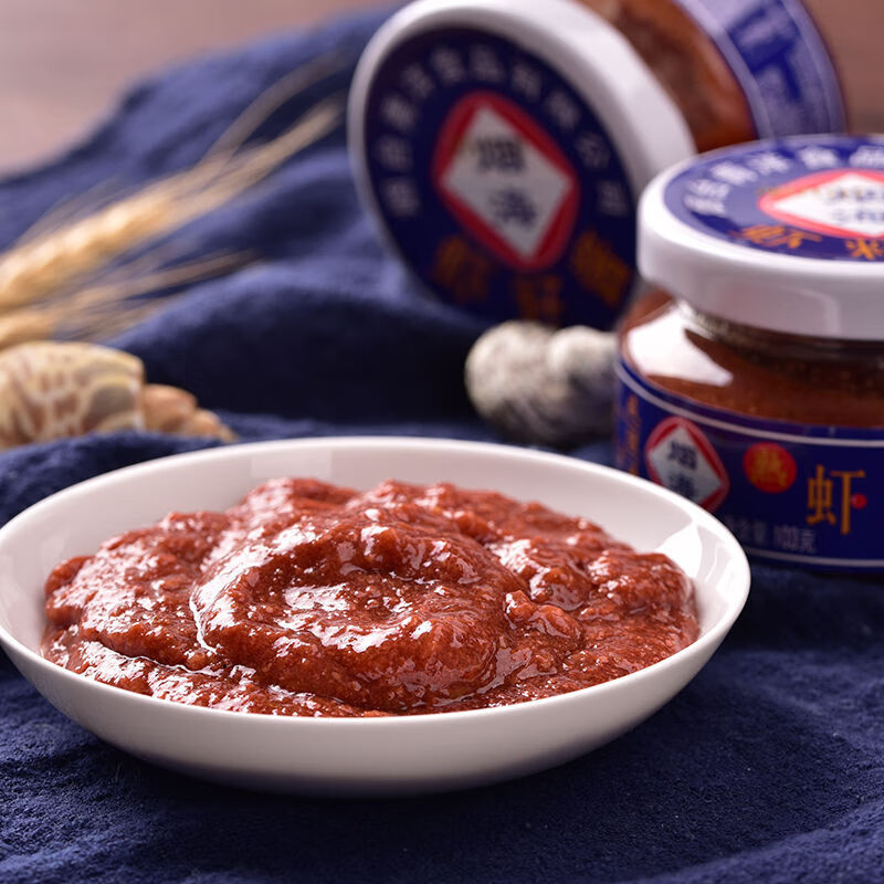 山东特产烟海牌蟹籽酱原味海鲜蟹酱103克 蟹子酱 虾仔酱【共2装】【图