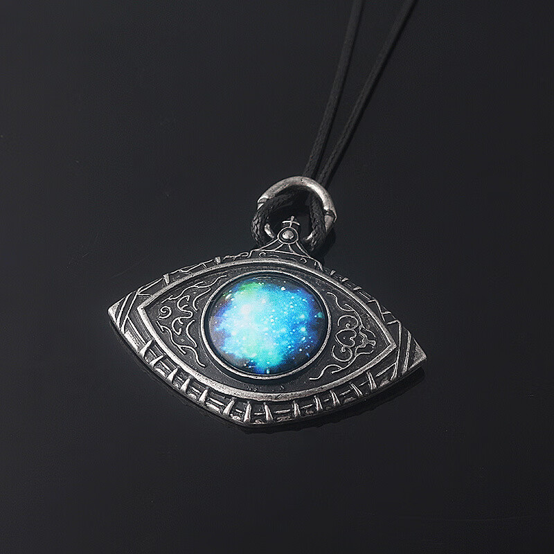 血源诅咒周边 bloodborne血源诅咒游戏周边项链魔鬼之蓝眼创意个性