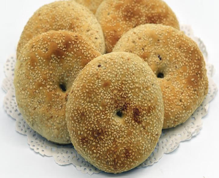 福建闽东福州罗源特产手工传统小吃白麻饼零食微咸味10个一份10个