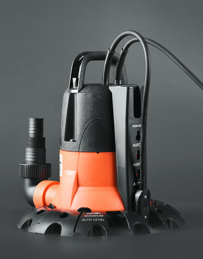 定制大功率清水泵低水位浅吸自动抽水泵花园地下室积水家用潜水泵底吸