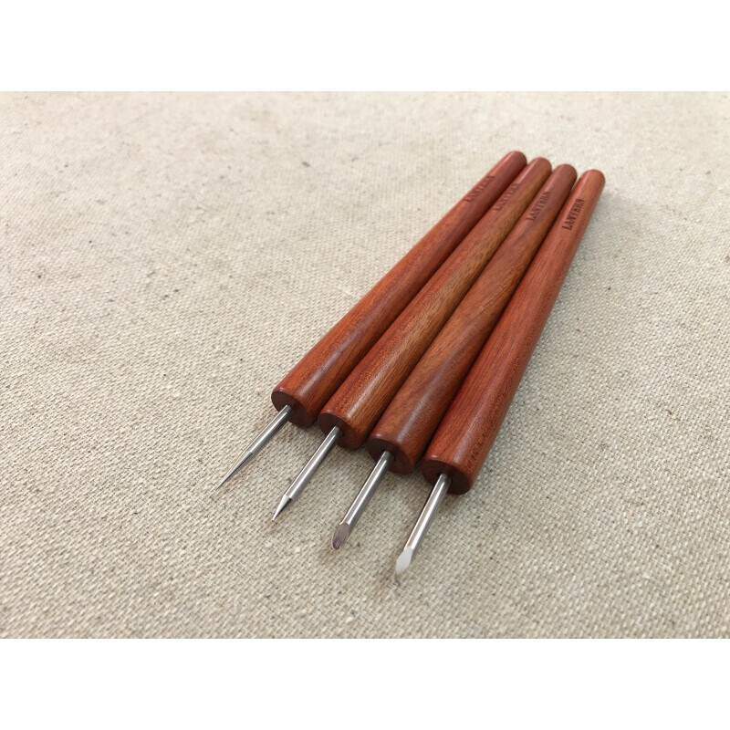 lantern铜版画工具刻针干刻针针刻笔(铜板铝板锌板)全新开售 细刻针