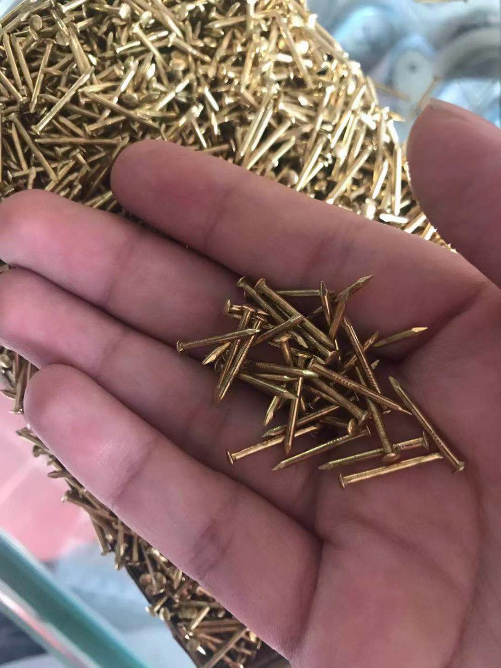 小铁钉【100克】镀铜圆头钉木盒钉子仿古铁钉diy绕线画专用圆铁钉 100