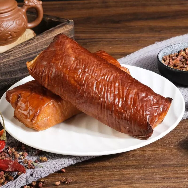 金丝肉卷 东北金丝肉卷五香熏干豆腐卷250g黑龙江香肠熏火腿豆制品