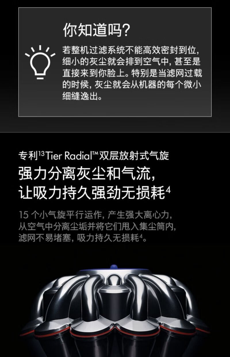 国行dyson戴森 v8 fluffy plus手持无线吸尘器家用大吸力除尘 v8