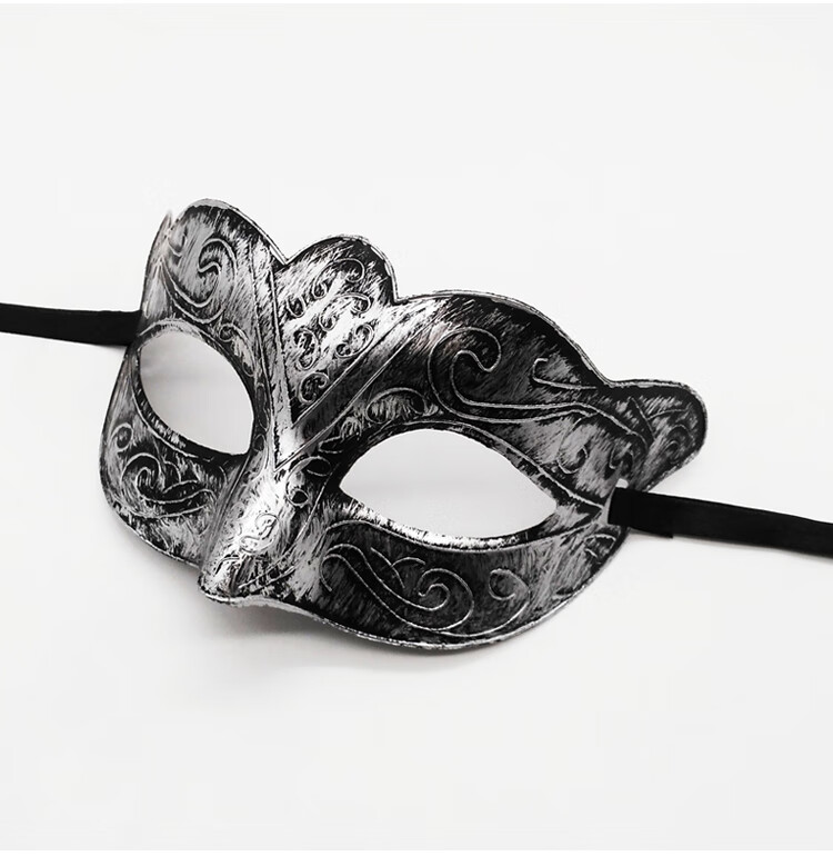 万圣节中国风面具 万圣节面具半脸男古风中国风威尼斯化妆舞会情趣