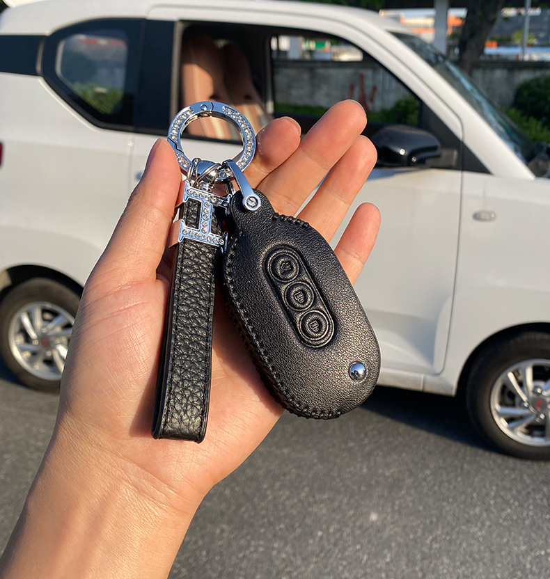 适用于2022款五菱宏光mini钥匙套马卡龙装饰迷你ev内饰专用保护壳包