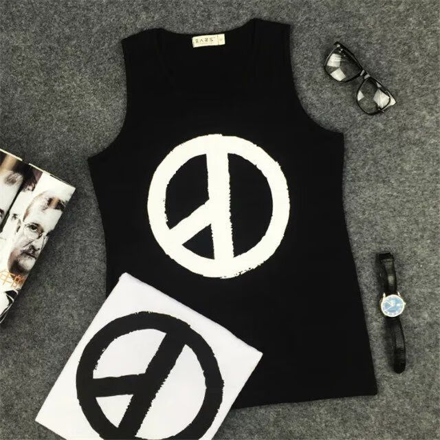 春夏背心恤十字架印花学生男宽松薄款潮黑色十字架xxl