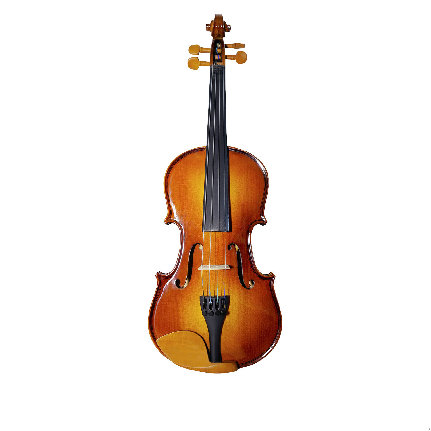亮光夹板学生小提琴成人椴木八分之一定制款116