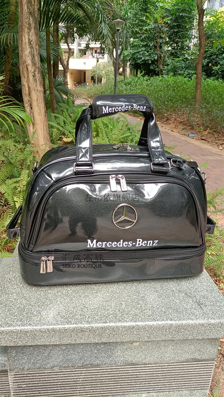 新款奔驰benz高尔夫包男女轻便衣服包单肩背鞋包防水双层高尔夫衣物包