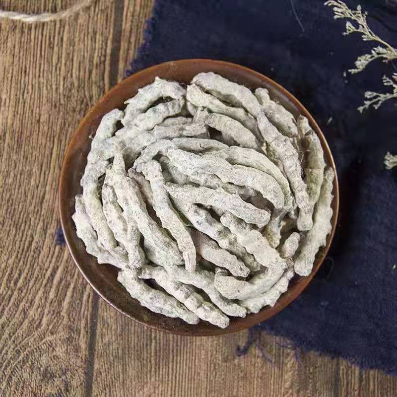 伊梵麦优选白僵蚕500g虫姜虫天虫炒七子中药材图片色