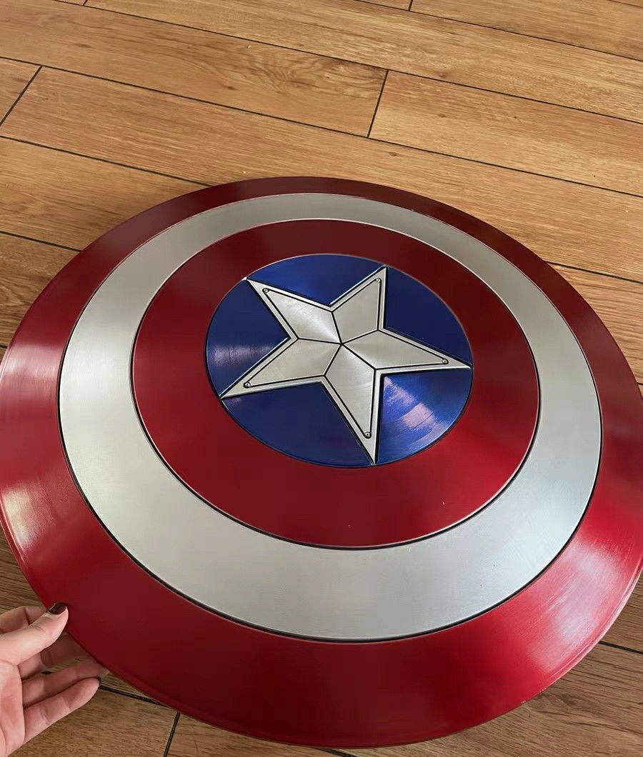 全金属美国队长的圆盾美队盾牌美国队长盾牌1比1 五角星(58cm) 金属铁