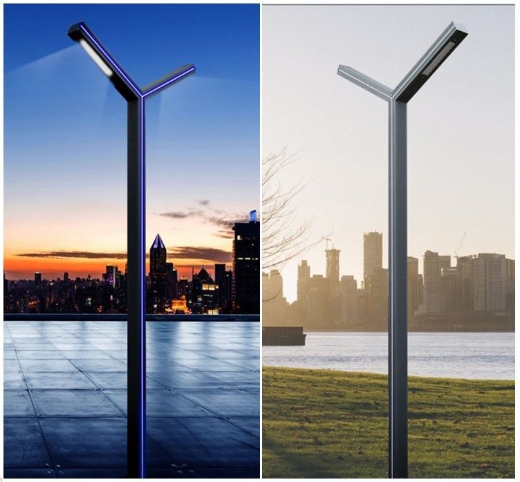 庭院灯铝型材景观灯花园别墅草坪灯公园小区路灯杆 1号款【图片 价格