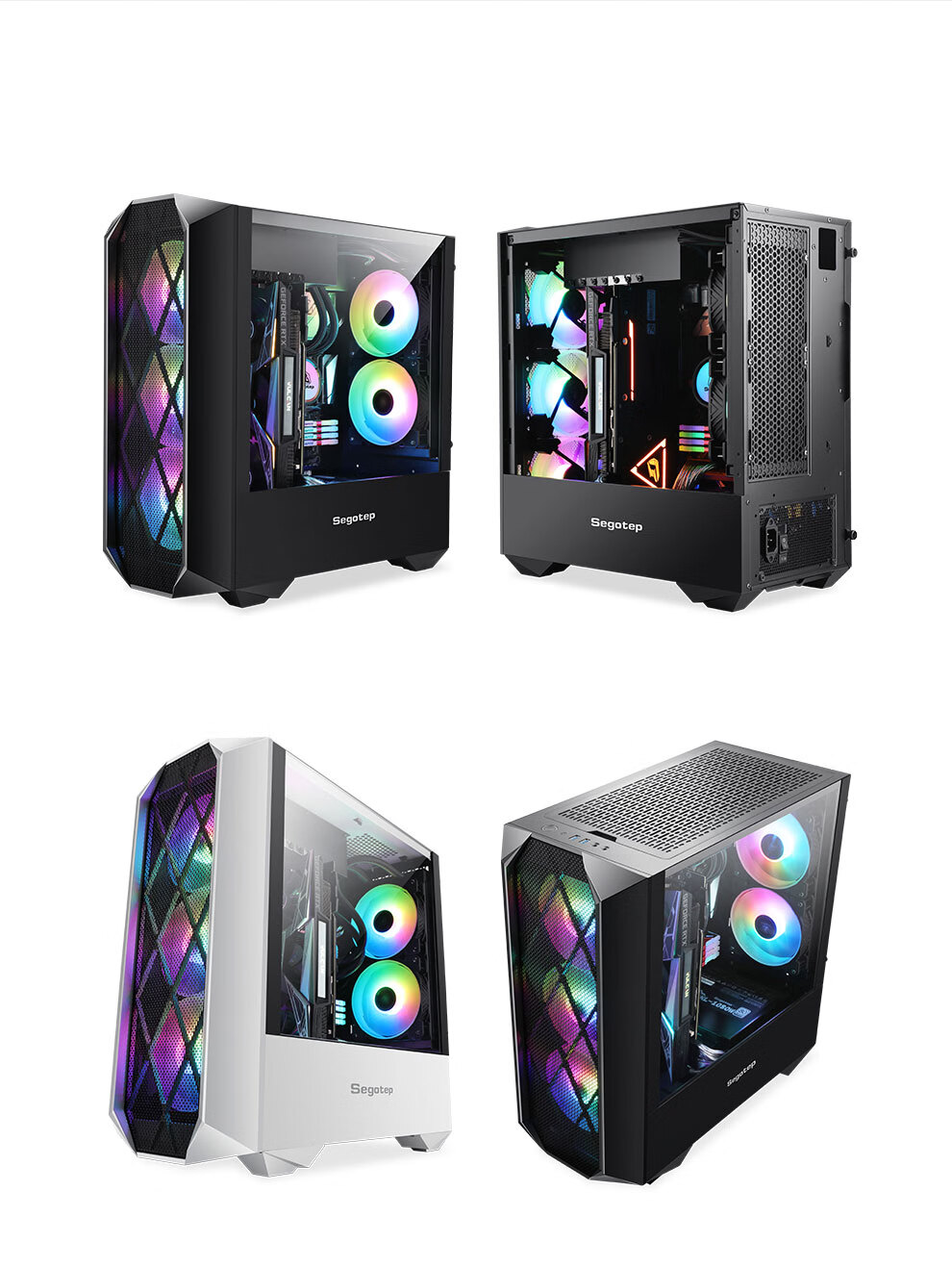 鑫谷 开元g5机箱(显卡垂直安装/atx主板位/顶部后置出线/240水冷/玻璃