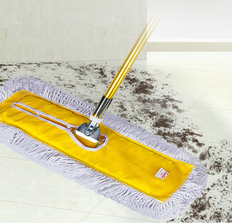 超宝尘推平板拖把 商用大码尘推酒店工厂瓷砖地板加厚加长棉线排拖 超
