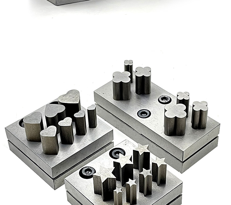 手动冲孔器模具首饰圆形冲片模钱币冲压器三角四叶草窝作冲头工具