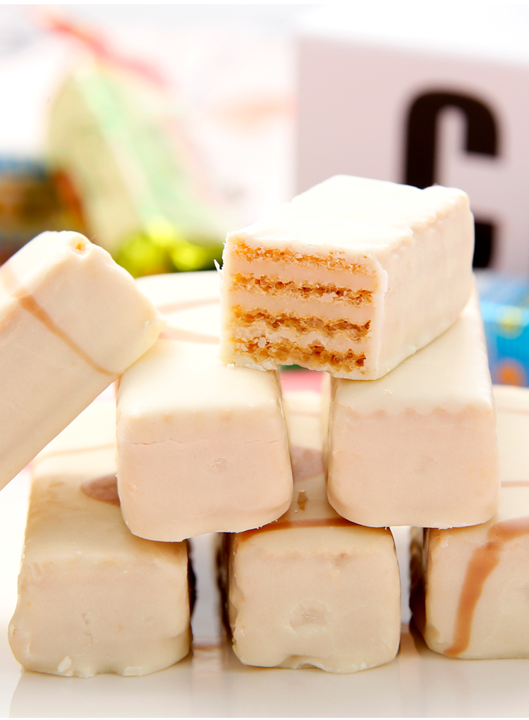 端午节礼物斯拉夫人酸奶巧克力威化糖果牛奶味零食食品特产500克鲜奶